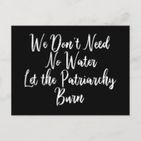 Funny Anti Patriarchat Feminist Zitat für Frauen