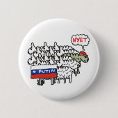 Funny Anti Putin Button (Vorderseite)