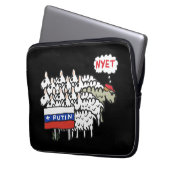 Funny Anti Putin Laptopschutzhülle (Vorderseite Links)