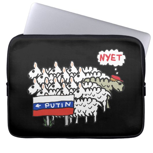 Funny Anti Putin Laptopschutzhülle (Vorderseite)