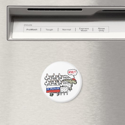 Funny Anti Putin Magnet (In Situ (Geschirrspüler))
