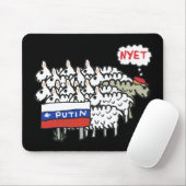 Funny Anti Putin Mousepad (Mit Mouse)