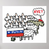 Funny Anti Putin Poster (Vorne)