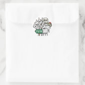Funny Anti Putin Sheep Runder Aufkleber (Tasche)