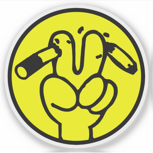 Funny Anti-Raucher ⚠ thailändisches ⚠ Aufkleber (Vorderseite)