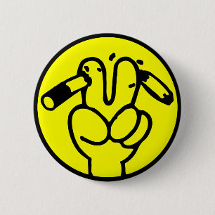 Funny Anti-Raucher ⚠ thailändisches ⚠ Button