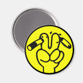 Funny Anti-Raucher ⚠ thailändisches ⚠ Magnet (Vorderseite/Rückseite)