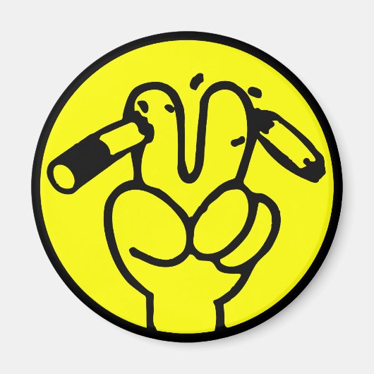 Funny Anti-Raucher ⚠ thailändisches ⚠ Magnet (Vorne)