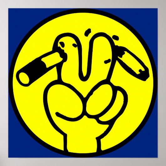 Funny Anti-Raucher ⚠ thailändisches ⚠ Poster (Vorne)