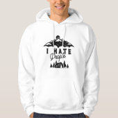 Funny Anti-Social Camping Ich Hasse Menschen Hoodie (Vorderseite)