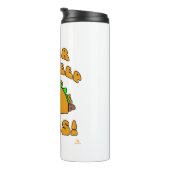Funny Anti Taco Snob Cartoon Thermosbecher (Nach rechts gedreht)