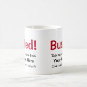 Funny Anti-Theft geplünderte auftauchende Nachrich Verwandlungstasse (Mittel)