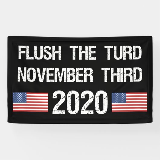 Funny Anti-Trump 2020 Wahlen Banner (Horizontal)