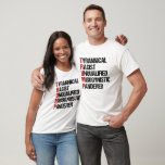 Funny Anti Trump Akrostische politische Wahl T-Shirt<br><div class="desc">Anti Trump akrobstischer T - Shirt über den Tyrannen. Tyrannischer Rassist unqualifiziert,  misogynistisch,  Panderer. Ein politischer Widerstand der Amerikaner gegen Donald Trump. Bleiben Sie bei diesem lustigen liberalen Geschenk.</div>