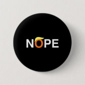 Funny Anti-Trump Button (Vorderseite)