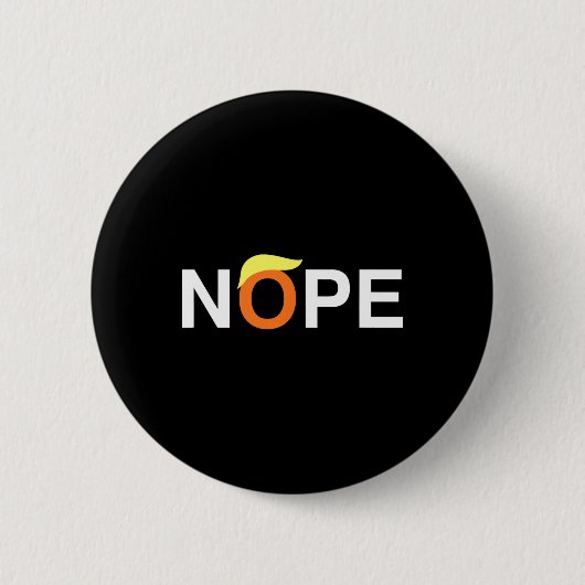 Funny Anti-Trump Button (Vorderseite)