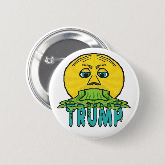 Funny Anti Trump Button (Vorne & Hinten)