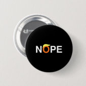 Funny Anti-Trump Button (Vorne & Hinten)