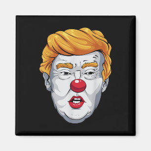 Funny Anti Trump Clown 2024 Wahlen Halloween Magnet
