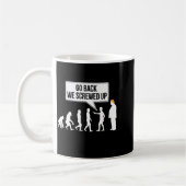 Funny Anti-trump Evolution Litical Humor  Kaffeetasse (Links)