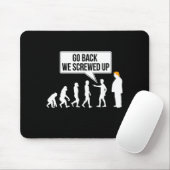 Funny Anti-trump Evolution Litical Humor  Mousepad (Mit Mouse)
