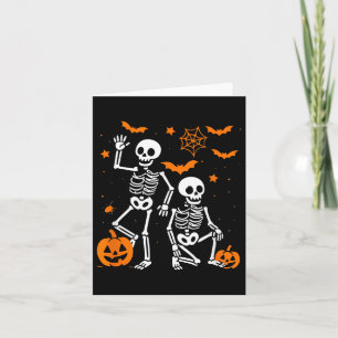Funny Anti Trump Halloween Skeleton Karte