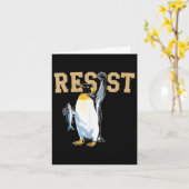 Funny Anti Trump Karte (Gelbe Blume)