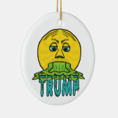 Funny Anti Trump Keramik Ornament (Rechts)