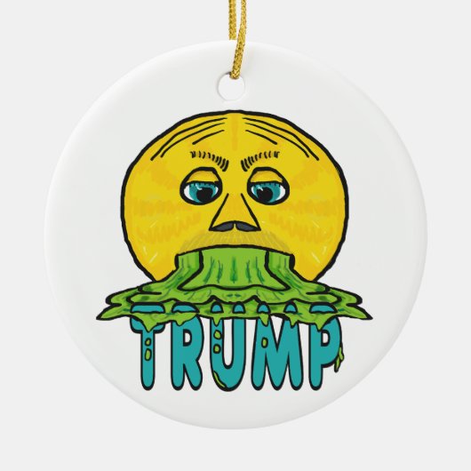 Funny Anti Trump Keramik Ornament (Vorne)