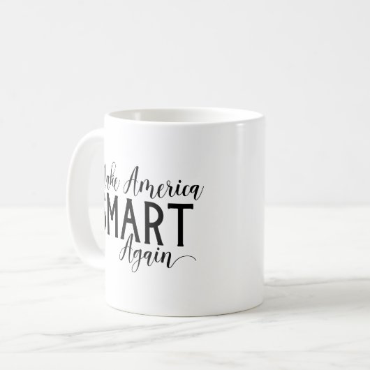 Funny Anti Trump macht Amerika wieder zu einem "Sm Kaffeetasse (Vorderseite Links)