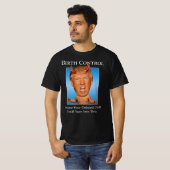 Funny Anti Trump Man Baby Devil Birth Kontrolle T-Shirt (Vorne ganz)