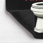 Funny Anti Trump Manchmal gotta Flush zweimal 1 Mousepad (Ecke)