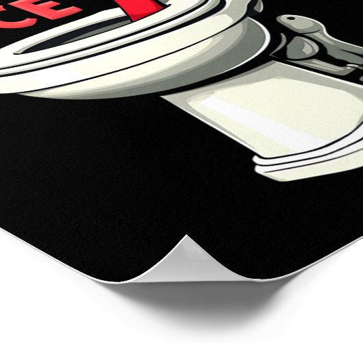 Funny Anti Trump Manchmal gotta Flush zweimal 1 Poster (Ecke)