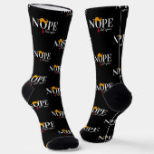 Funny Anti Trump nope nicht wieder - Wahl 2024 Socken (Gewinkelt)