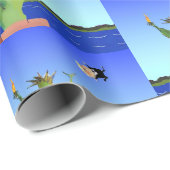 Funny Anti Trump Politisches Weihnachtsfest Neujah Geschenkpapier (Rolleneckpunkt)