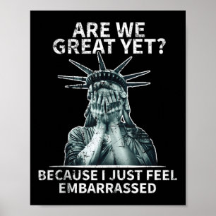 Funny Anti Trump sind wir eine große, doch liberte Poster