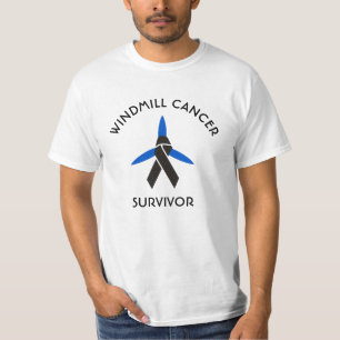 Funny Anti Trump Spaß, Windmill Cancer Survivor T-Shirt