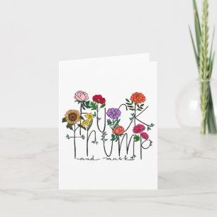 Funny Anti Trump Subtle Floral Blume Anti-Trump W Karte