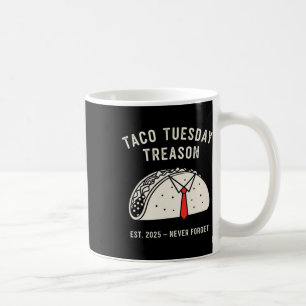 Funny Anti-Trump Taco Dienstag Politischer Protest Kaffeetasse