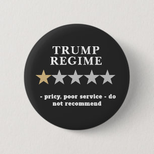 Funny Anti Trump überprüft politischen Humor Button