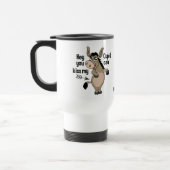 Funny Anti-Valentine Donkey Custom-Tasse Reisebecher (Links)