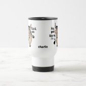Funny Anti-Valentine Donkey Custom-Tasse Reisebecher (Mittel)