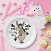 Funny Anti-Valentine Donkey Papier Teller (Party)