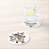 Funny Anti-Valentine Donkey Untersetzer (Vor Ort)