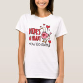 Funny Anti-Valentine Goose Heart Balloon T-Shirt (Vorderseite)