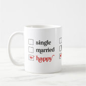 Funny Anti Valentine Mug Kaffeetasse (Links)