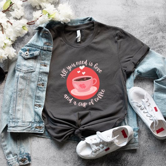 Funny Anti-Valentine's Day Geschenke für Kaffeelie T-Shirt