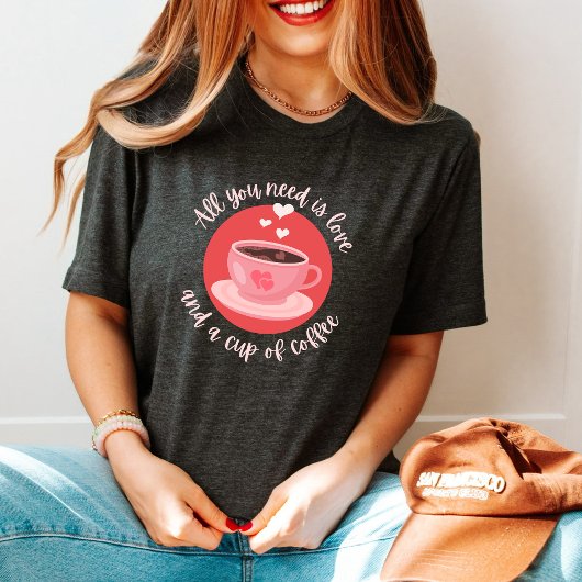 Funny Anti-Valentine's Day Geschenke für Kaffeelie T-Shirt