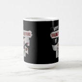 Funny Anti Valentines Day Happy Obligated Gesture  Kaffeetasse (Mittel)