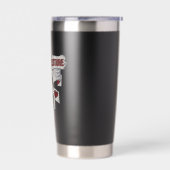 Funny Anti Valentines Day Happy Obligated Gesture  Thermobecher (Links)